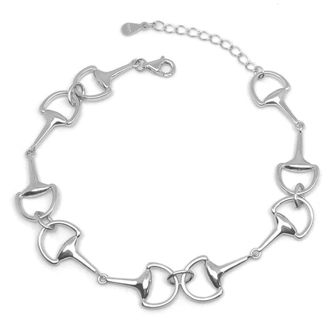 Bracelet mors de cheval- Argent massif