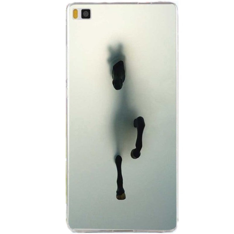 Coque pour Huawei - Cheval fumée
