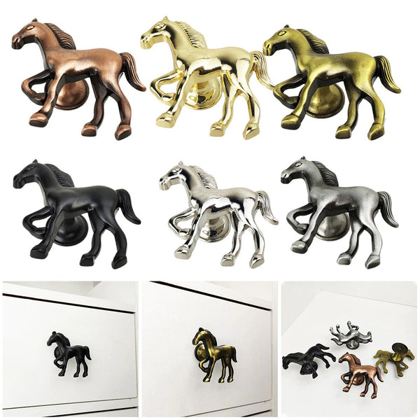 Poigné de tiroir ou placard cheval (lot de 2)