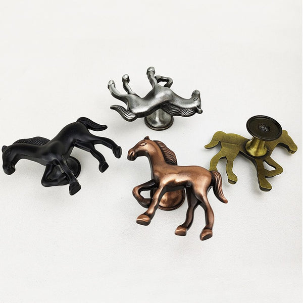 Poigné de tiroir ou placard cheval (lot de 2)