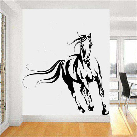 Sticker mural Déco Cheval au galop