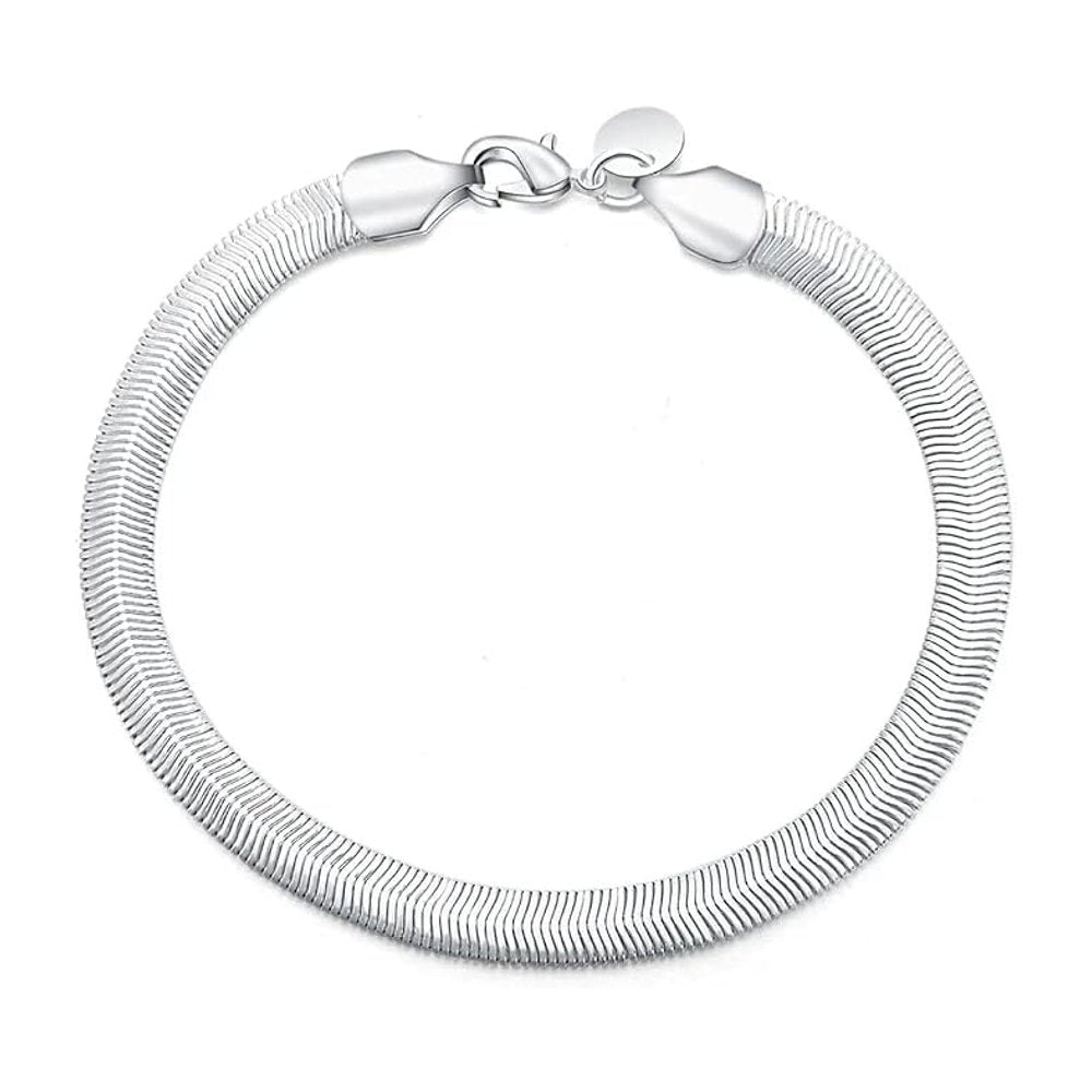 Bracelet ou collier Chaîne serpent plat