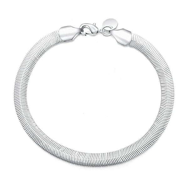 Bracelet ou collier Chaîne serpent plat