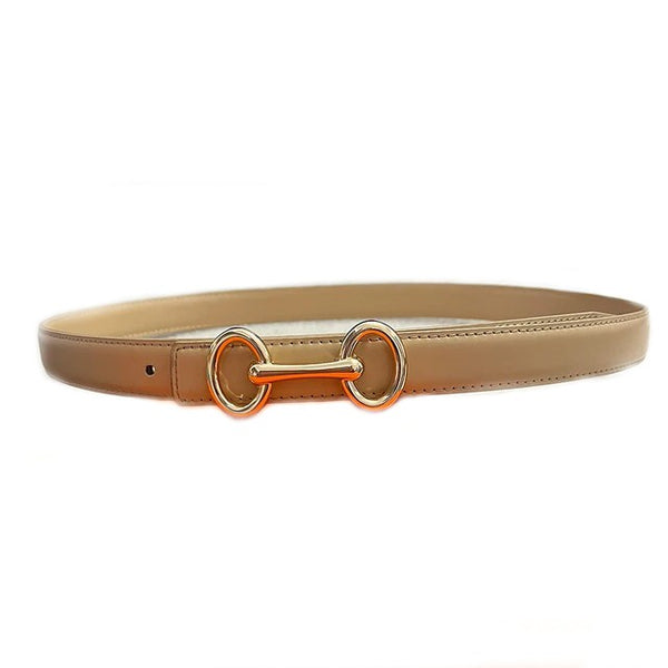 Ceinture femme Boucle inox mors de cheval