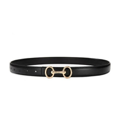 Ceinture cuir femme Boucle inox mors de cheval