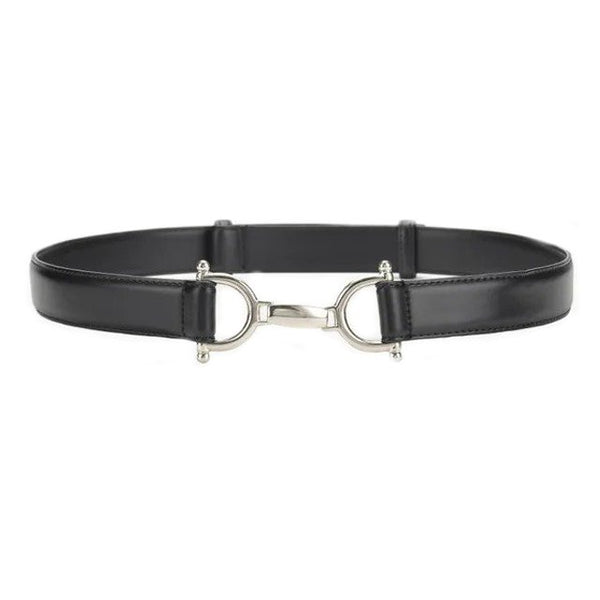 Ceinture femme Cuir véritable Boucle inox mors de cheval