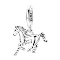Charm Pendant - Petit cheval argent massif