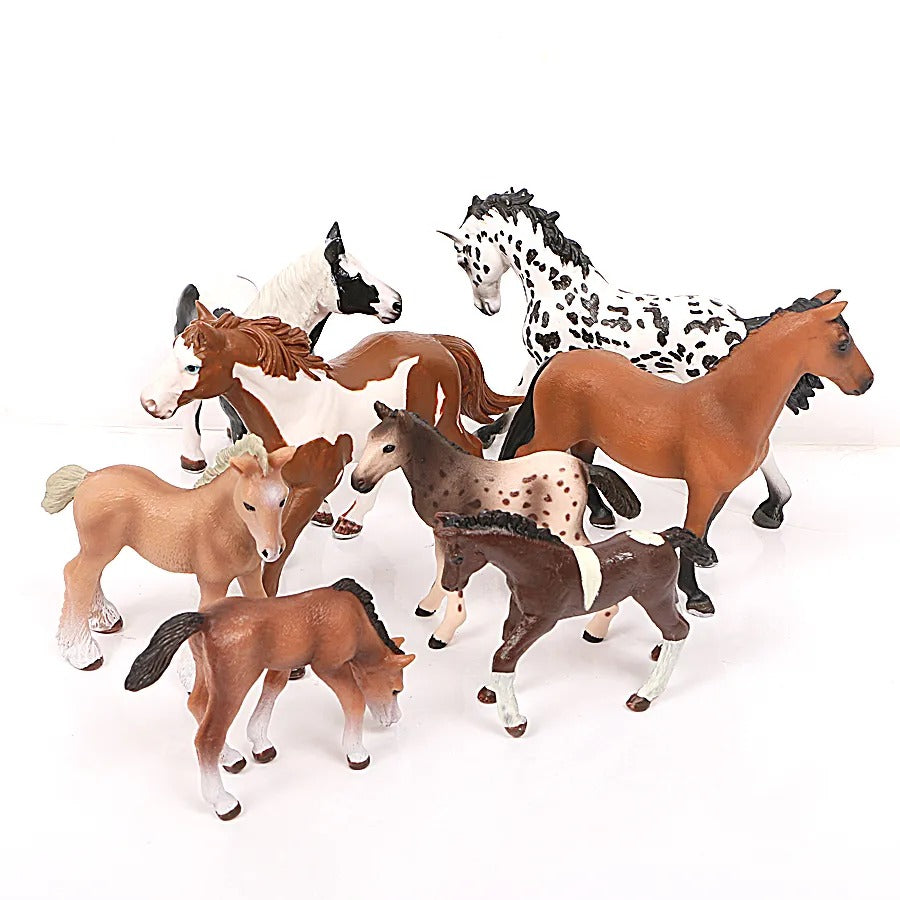 Terra by Battat Lot de 6 figurines de chevaux réalistes | Includes 6 horse breeds in Terra by Battat Lot de 6 figurines de chevaux réalistes | Includes 6 horse breeds in