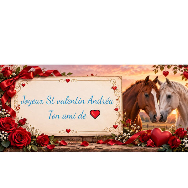 Carte de Saint-Valentin personnalisée