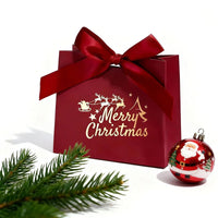 Sac pochette cadeau Noël - 12 x 10 cm