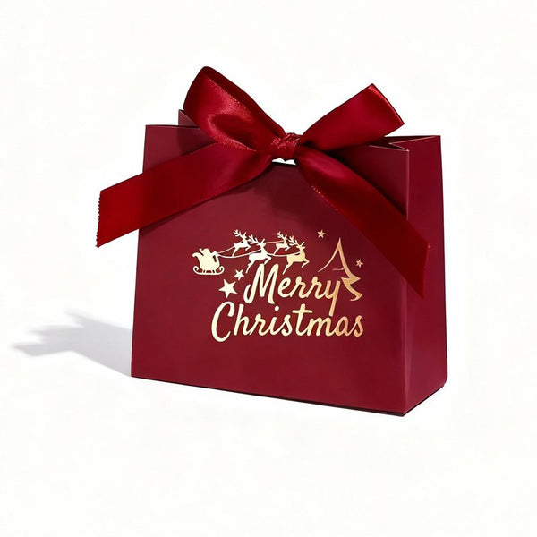 Sac pochette cadeau Noël - 12 x 10 cm