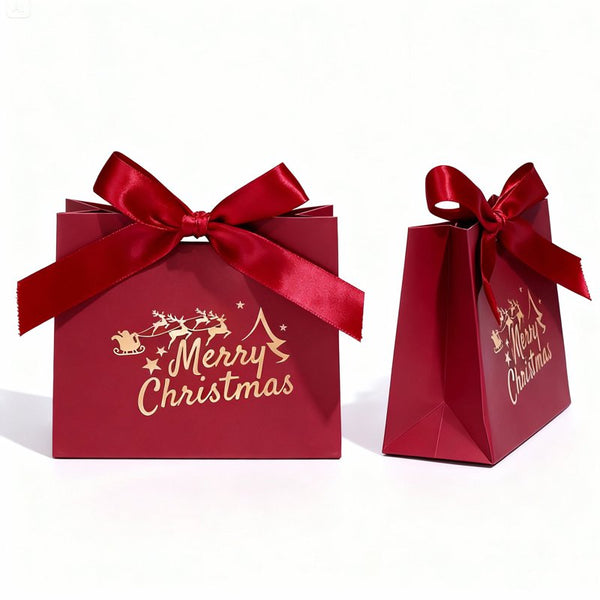 Sac pochette cadeau Noël - 12 x 10 cm