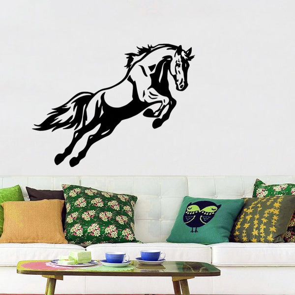 Sticker mural Déco saut de cheval