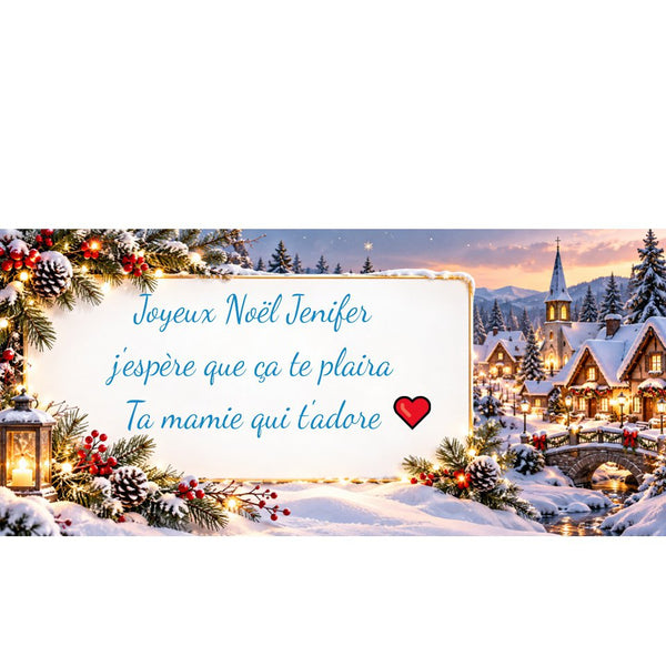 Carte de vœux personnalisée – Spéciale Noël
