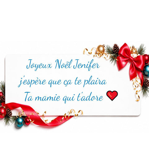 Carte de vœux personnalisée – Spéciale Noël