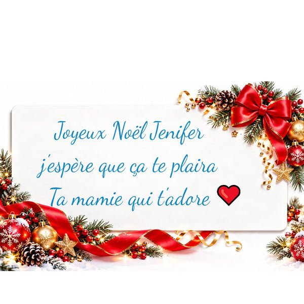 Carte de vœux personnalisée – Spéciale Noël