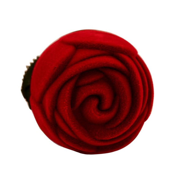 Boite cadeau pour bijou - En forme de rose -  4 x 4 cm