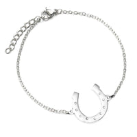 Bracelet - Fer à cheval plaqué argent ou or