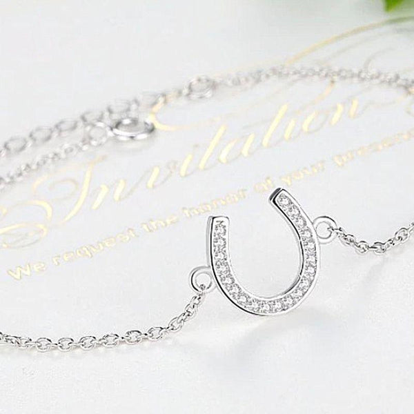 Bracelet Fer à Cheval - Cadeau Cheval Bracelet Fer à Cheval - Cadeau Cheval