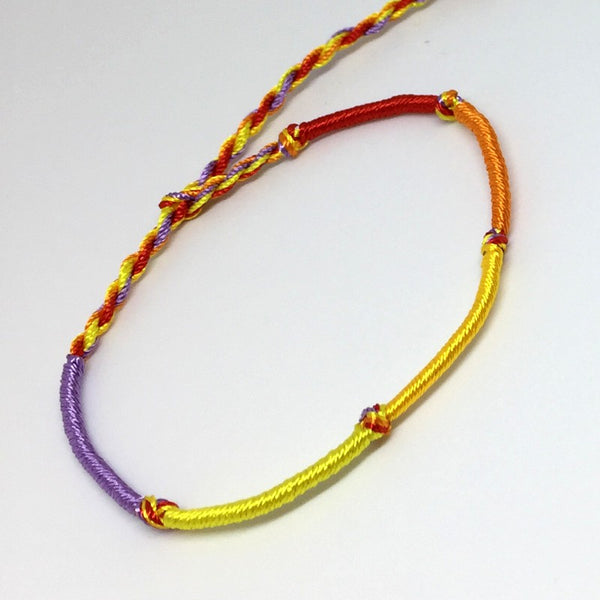 Bracelet en fils cordons tressés, noués Fashion mode Bohême hippie coachella