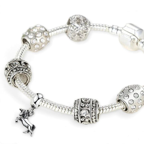Bracelet argent - Farandole Perles & Cheval (2)