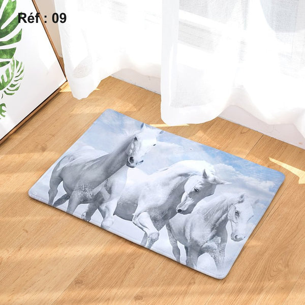 Carpettes imprimées de chevaux