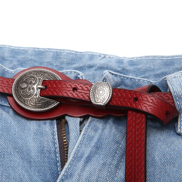 Ceinture Cuir Boucle mode Country