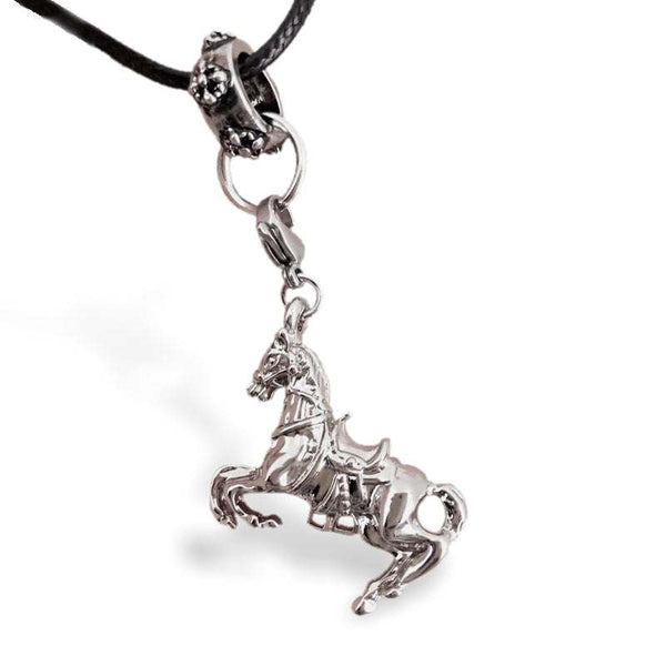 Grande broche fer à cheval antique en argent sterling v. 1890 Grande broche fer à cheval antique en argent sterling v. 1890