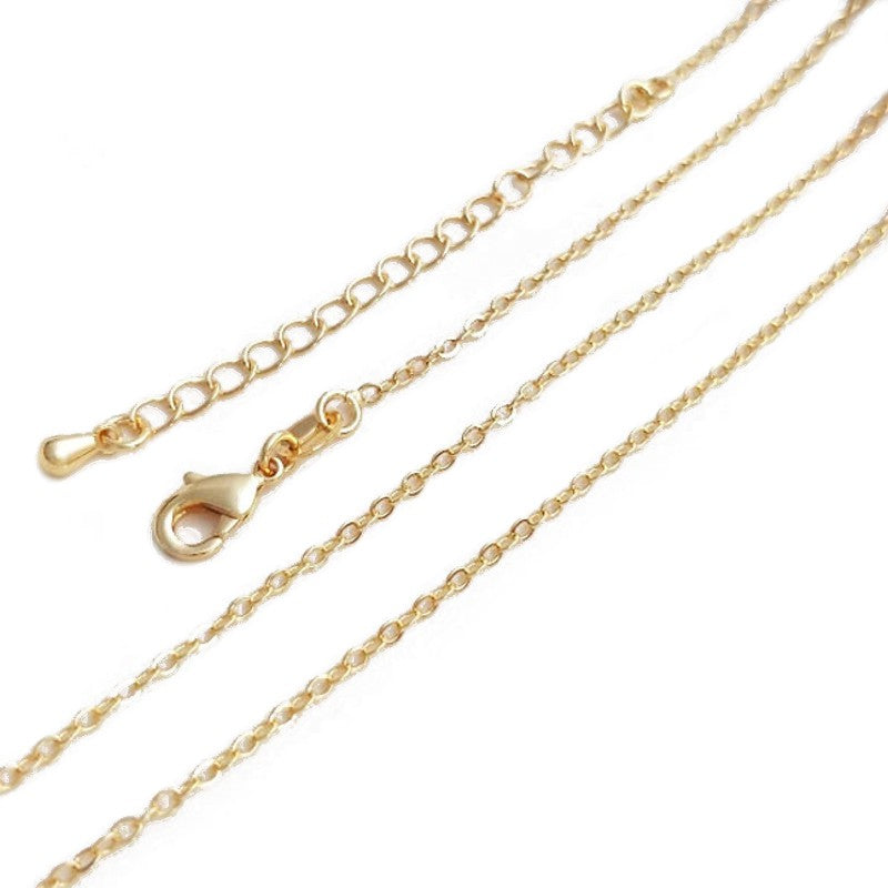 Collier Cha ne Maille For at Plaqu Or 14K Chevaux Passion collier-cha-ne-maille-for-at-plaqu-or-14k-chevaux-passion