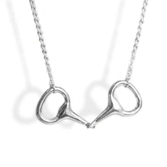 Collier mors argent massif, plaqué or blanc, jaune ou or rose