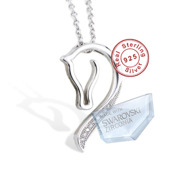 MAYIYAHO Cheval au succès 925 Collier en Argent Zodiaque Animal Cheval Pendentif Collier Hommes et Femmes Cadeau MAYIYAHO Cheval au succès 925 Collier en Argent Zodiaque Animal Cheval Pendentif Collier Hommes et Femmes Cadeau