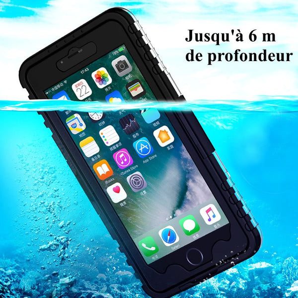 Coque de protection totale étanche Waterproof pour iPhone 4 à XR