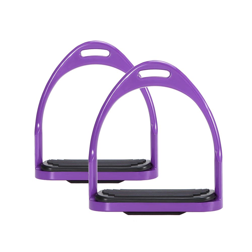 AK Étriers équestres légers en aluminium avec revêtement de couleur AKRS- 6041 (Bleu, 4.75 AK Étriers équestres légers en aluminium avec revêtement de couleur AKRS- 6041 (Bleu, 4.75