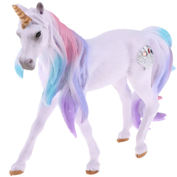 Figurine Licorne blanche 14 cm x 11 cm