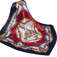 Foulard bandana de Satin - Impression  Equestre - Elegance & design