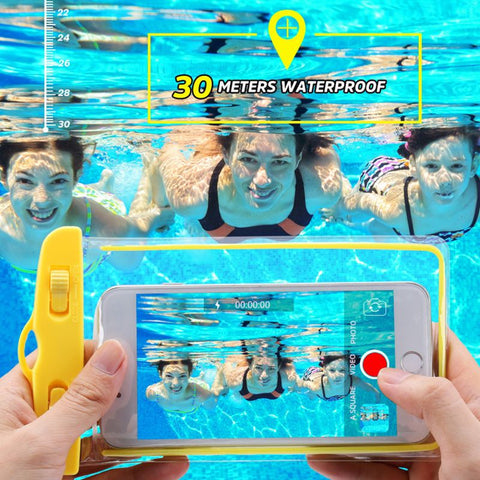 Pochette transparente étanche Waterproof pour smartphones toutes tailles