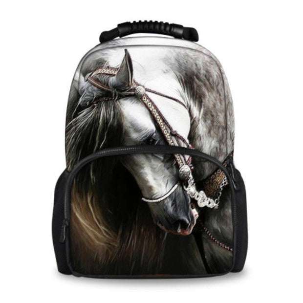 Sac à dos imprimé Cheval