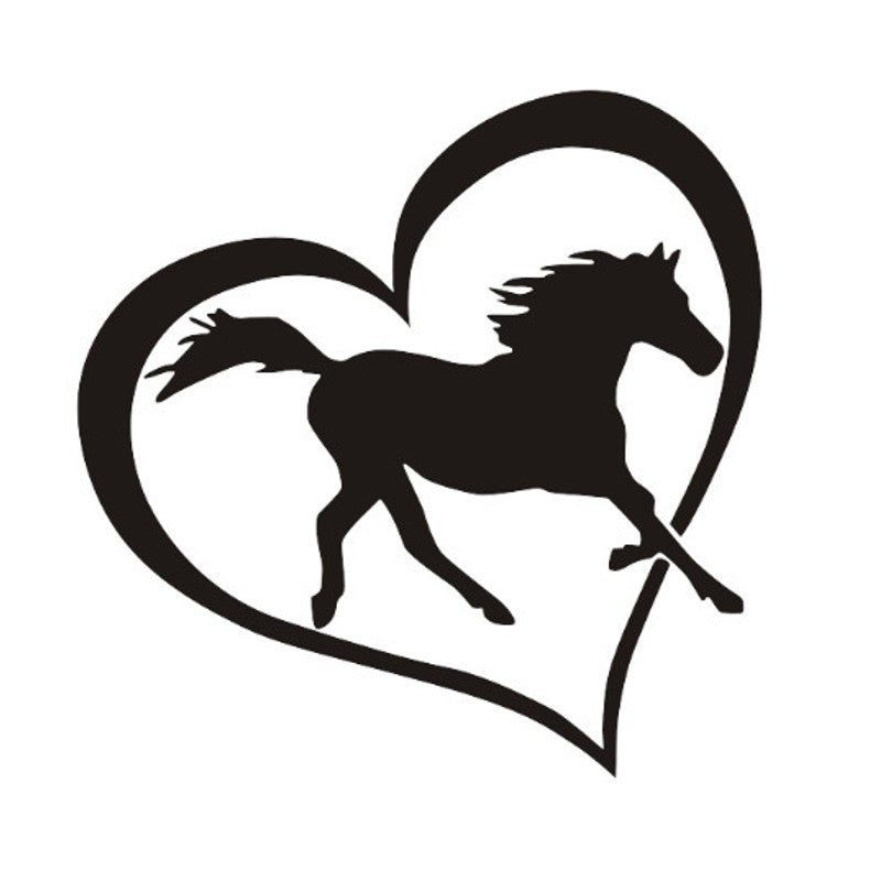 Stickers texte ATTENTION CHEVAUX - Sport/équitation Stickers texte ATTENTION CHEVAUX - Sport/équitation