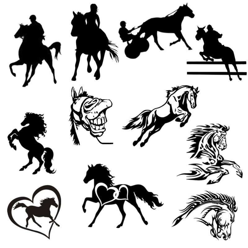 Chevaux Sticker Sticker autocollant Cheval environ 15x15 cm – Chevaux Passion
