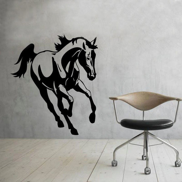 Sticker mural Déco cheval galop
