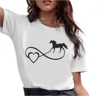 T-Shirt - Imprimé Love infini cheval