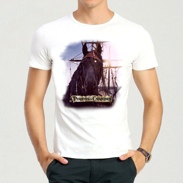 T-Shirt - Impression Cheval Pirates des Caraïbes