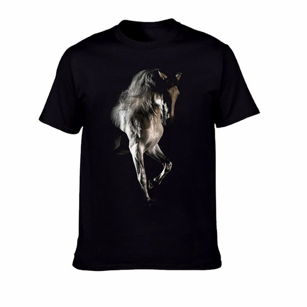 T-Shirt - Impression Cheval art