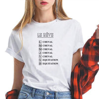 T-Shirt - Marquage humoristique Emploi du temps de rêve