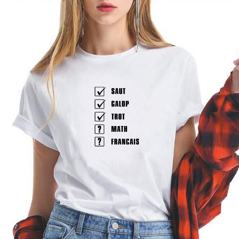 T-Shirt - Marquage humoristique Matières et école